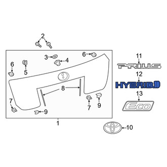 Toyota OE - Rear Hatch Emblem