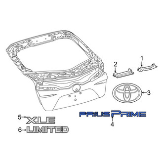 Toyota OE - Rear Hatch Emblem