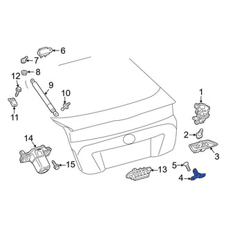 Toyota OE - Rear Liftgate Lock Striker Plate