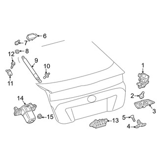 Toyota OE - Lift Gate - Lock & Hardware