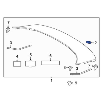 Toyota OE - Spoiler Seal