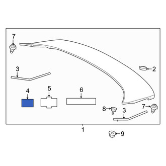 Toyota OE - Spoiler Gasket