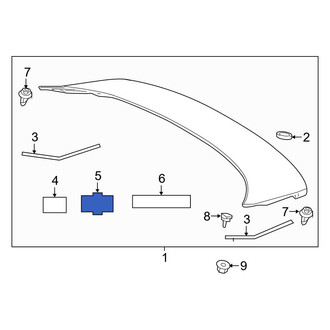 Toyota OE - Spoiler Gasket