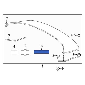 Toyota OE - Spoiler Gasket