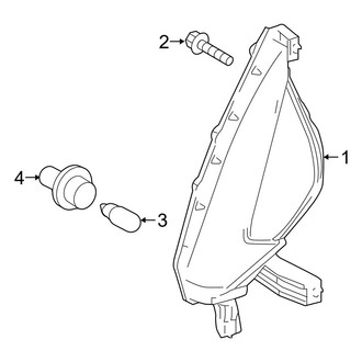Toyota OE - Rear Lamps - Signal Lamps & Reflector (LE / Limited / XLE)