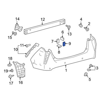 Toyota OE - Bumper Cover Insulator