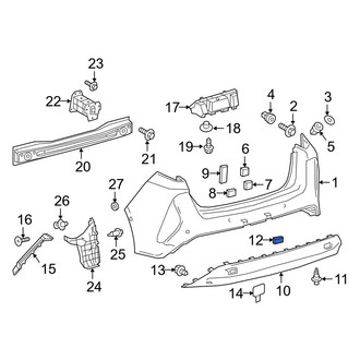 Toyota OE - Bumper Cover Insulator