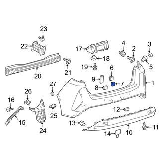 Toyota OE - Bumper Cover Insulator