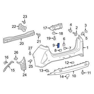 Toyota OE - Bumper Cover Insulator