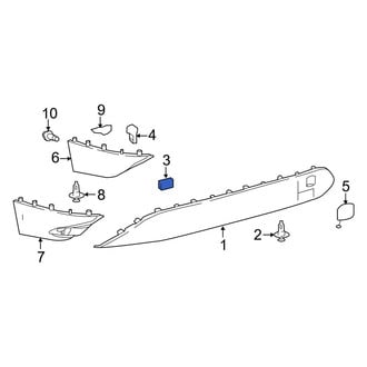 Toyota OE - Bumper Cover Insulator