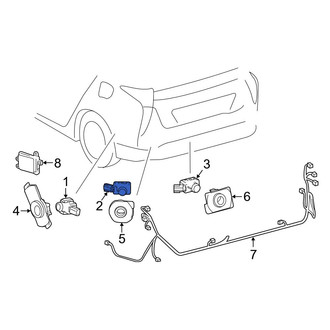 Toyota OE - Front Inner Parking Aid Sensor