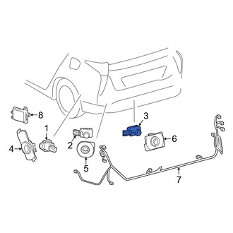 Toyota OE - Front Inner Parking Aid Sensor