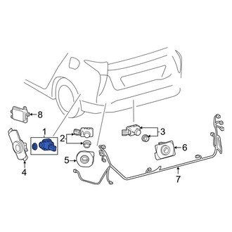 Toyota OE - Front Outer Parking Aid Sensor
