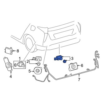 Toyota OE - Front Inner Parking Aid Sensor