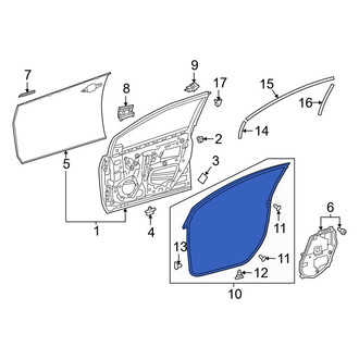 Toyota OE - Front Right Door Seal