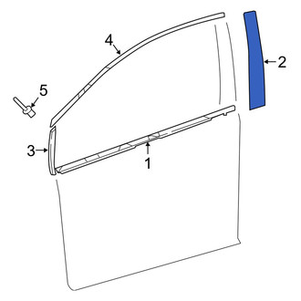 Toyota OE - Front Left Door Applique