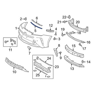 Toyota OE - Front Lower Bumper Seal