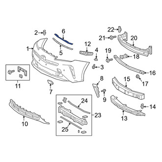 Toyota OE - Front Upper Bumper Seal