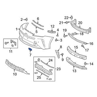 Toyota OE - Front Right Tow Eye Cap