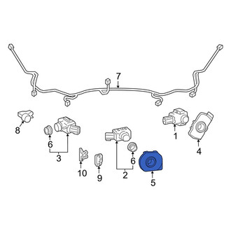 Toyota OE - Front Left Inner Parking Aid Sensor Housing