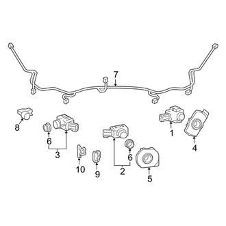 Toyota OE - Front Bumper & Grille - Electrical Components