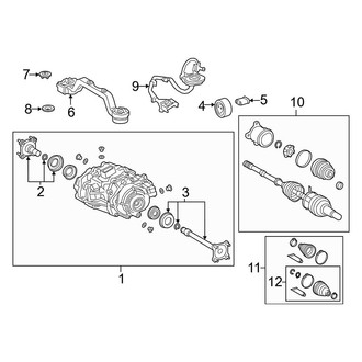 Toyota OE - Rear Suspension - Axle & Differential