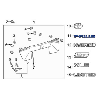 Toyota OE - Rear Hatch Emblem