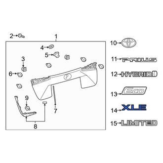 Toyota OE - Rear Hatch Emblem