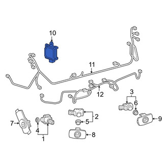 Toyota OE - Rear Right Blind Spot Detection System Warning Sensor