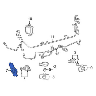 Toyota OE - Rear Left Outer Parking Aid Sensor Housing