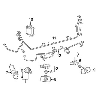Toyota OE - Rear Bumper - Electrical Components