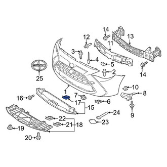 Toyota OE - Bumper Splash Shield Nut