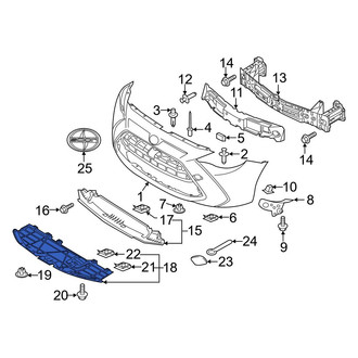Toyota OE - Front Bumper Splash Shield