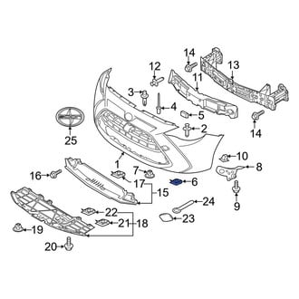 Toyota OE - Bumper Splash Shield Nut