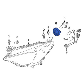 Toyota OE - Front Headlight Bulb Cap