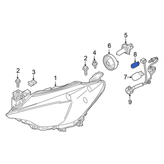 Toyota OE - Front Side Marker Light Bulb