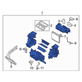 Toyota OE - HVAC Unit Case Assembly
