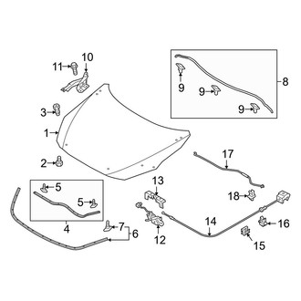 Toyota OE - Hood & Components