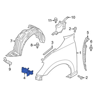 Toyota OE - Left Fender Bracket