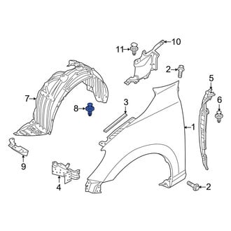 Toyota OE - Fuel Tank Shield Clip