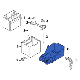 Toyota OE - Battery Tray