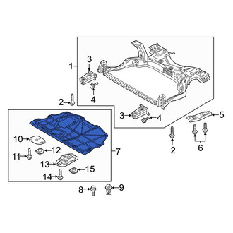 Toyota OE - Front Radiator Support Splash Shield