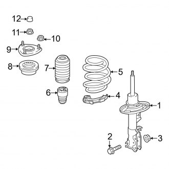 2017 Toyota Yaris iA OEM Suspension Parts - Shocks, Struts | CARiD