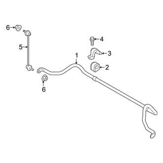 Toyota OE - Front Suspension - Stabilizer Bar & Components