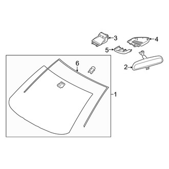 Toyota OE - Windshield - Glass