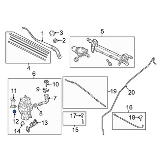Toyota OE - Windshield Washer Pump Grommet