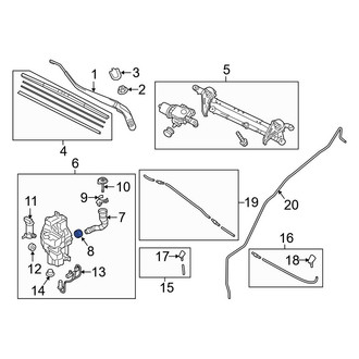Toyota OE - Washer Fluid Reservoir Filler Pipe Grommet