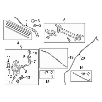 Toyota OE - Windshield - Wiper & Washer Components