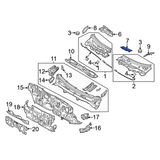Toyota OE - Front Left Cowl Cover
