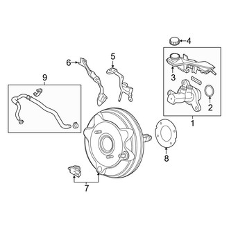 Toyota OE - Cowl - Components on Dash Panel